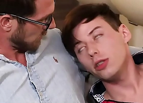 Familydick - hot teen takes giant daddy load of shit
