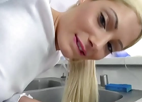 Little one can't resist fucking the brush father