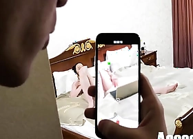 Caught sis observing porn bench her reaction