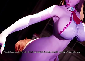 [Under The Witch/NumericGazer] Сводная сестра доминирует над свои братом Героем! Мужик подчиняется как сучка! ~ [LP]