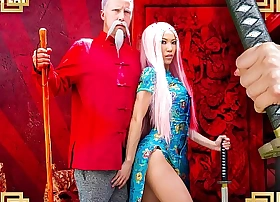 Dirty cosplay - asian disciple kalina ryu fucks hardcore with dirty master