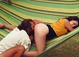 Eroticxxxpress - eating her pussy is the only postpone interrupt her reading session - hammock club event one
