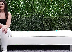 Thick white girl takes her first black cock