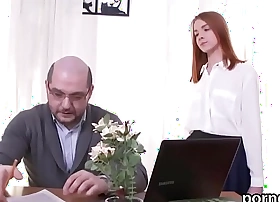 Fervid schoolgirl gets tempted and nailed by say no to senior teacher