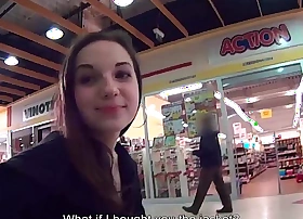 Mallcuties - reality teen fucked for clothes - public reality
