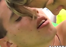 Hot young blond blows swain and gets fucked raw