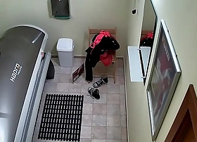 Generalized playing with will not hear of pussy in solarium