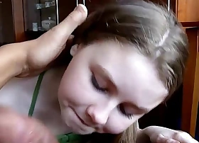 Botheration cumshot for charming teeny self-controlled