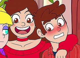 Gravity falls parody cartoon porn part 1 pussy put to rout and cowgirl dick riding