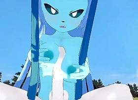 Pokemon hentai furry yiff 3d - pov glaceon boobjob together with fucked with creampie overwrought cinderace