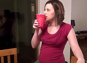 My friends hot wife partying naked at my house