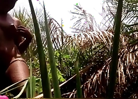 Horny tribe woman outdoor