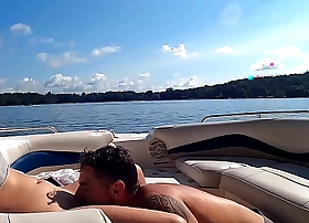 Last few weeks of summer as a result we had to cumulate enter some hot sex on the lake