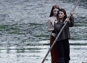 Lesbian experiences on wooden raft brea daniels and raven