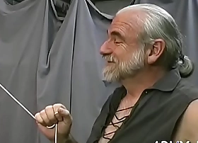 Naked chicks roughly playing in slavery xxx clumsy video