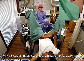 Ebony student hottie nikki star's gyno exam foul-smelling on spy cam unconnected with doctor tampa girlsgonegyno com - tampa university physical
