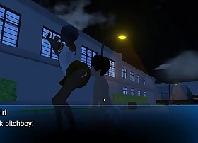 Femdom university 3d game - selfie girl