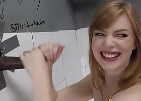 Dick sucking blonde old bag gargles on cum
