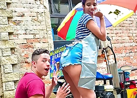 Carne del mercado - hot blowjob fuck and facial with latina babe yamile mil