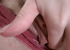 Panty fuck big creampie inside
