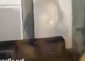 Ebony slut gets stalked and likes it