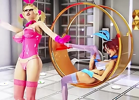 Bunnies Riot Despondent Girl's Dance Far Mandate Horny Futa