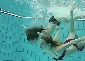 Nastya and libuse super hottest babes underwater
