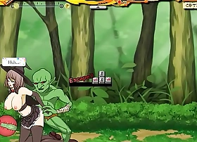 Witch girl hentai game new gameplay cute girl having sex near goblins and orks in hot sexy hentai ryona game