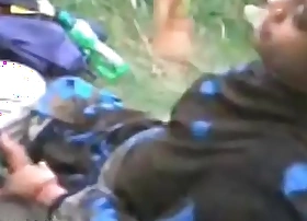 Indian aunty with young boy playing with tits & desi pussy