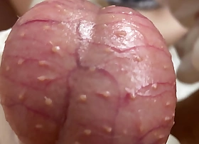 Awesome ball massage from russian teen in latex gloves pov