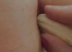 I put a banana in my wife's ass and cum inside