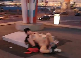 Unfurnished russian girl in the center of moscow putin's russia