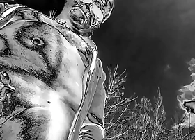 nudist pee in the park