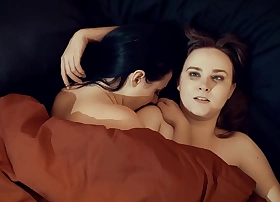 Unhappy Fit together Enjoys First Lesbian Experience With A Busty MILF - Angela White, Jay Taylor