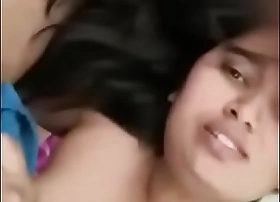 Swathi naidu blowjob with the addition of getting fucked by boyfriend on bed