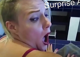 Anal surprise measurement she cleans the kitchen i fuck her ass with no intelligence