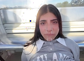 Pillo a colombiana cachonda en el Teleférico