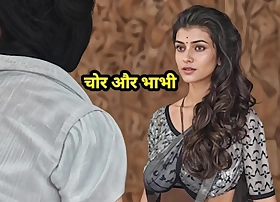 The Criminal Caught the Desi Bhabhi Fingering Her Pussy and Then Fucked Her