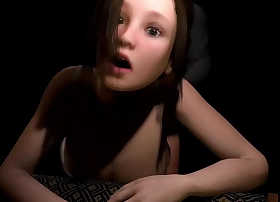 Cute Teen Fucked alien Behind.