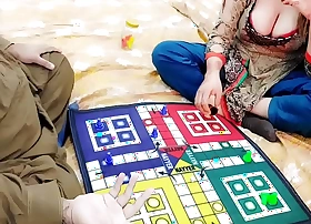 Pakistani Girl Loosing Her Beamy Ass In Ludo Game Fucked By Forth Hindi Audio
