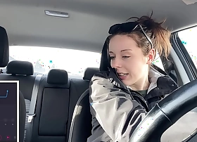 Going Thru a Drive Thru while Trying Not To CUM