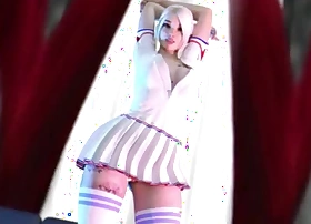 White 18yo girl getting fucked hard in the ass by a massive BBC Rastafarian, moaning loudly during intense interracial anal action