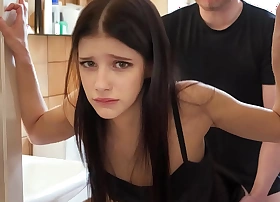 Balls Deep Connected with Her Appealing Teen Pussy