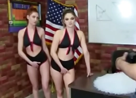 Athena Farris and Lacey Lennon - Yearbook Photos be worthwhile for the Divert Captains