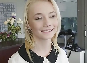 skinny blonde 18 teen fucked with the addition of cum covered