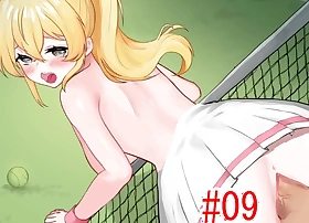 性愛諮商師 Sex Counselor 9 與網球社學姐在網球場做愛 背後位真的很舒服