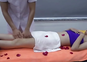 A seductive Chinese beauty glides through a sensual oil massage, igniting hidden desires with every touch.