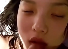 Korean friend of mine fucked his hot slender excessive price in her juicy space