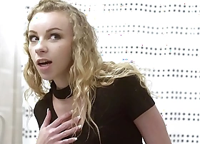 Glamkore - cute blonde european babe caught masturbating