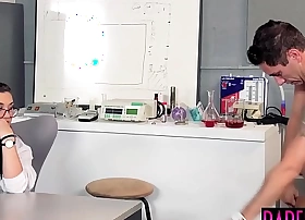 Scientist kat monroe gets ass fucked by hung applicants